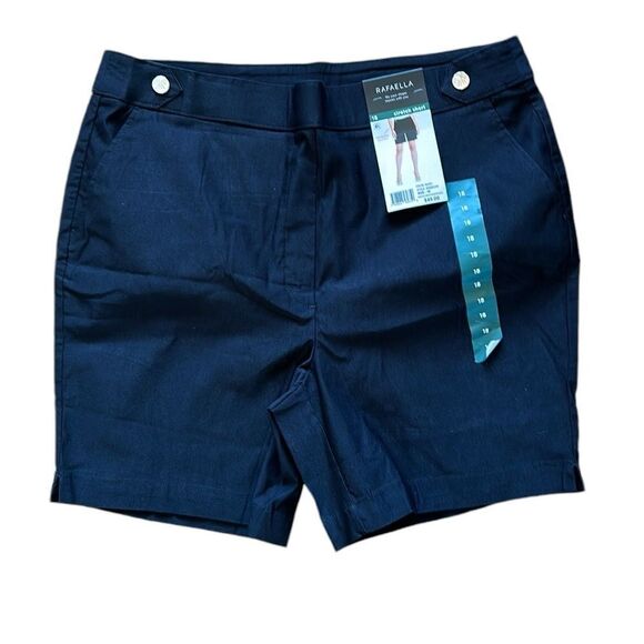 NEW Rafaella Black Stretch Shorts - Picture 5 of 6